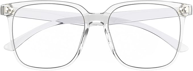 Oversized Square Blue Light Blocking Glasses for Women and Men - Gaming & Computer Anti-Fatigue