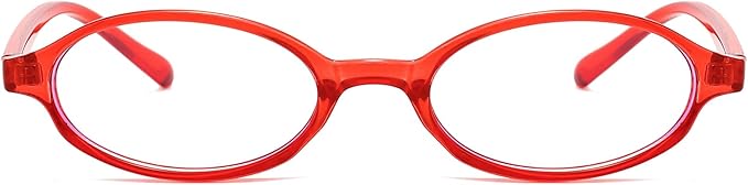 Retro Small Oval Glasses for Women Men 90s Small Face Blue Light Eyeglasses Cosplay Y2K Fake Glasses