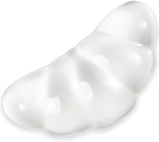 Gel Wrist Rest for Keyboard and Mouse Transparent White Bread Elbow Pad Cushion Ergonomic Cute Clear Cool Croissant Mouse Wrist Pad Support Silicone Non-Slip Computer Gaming Home Office Hand Pillow