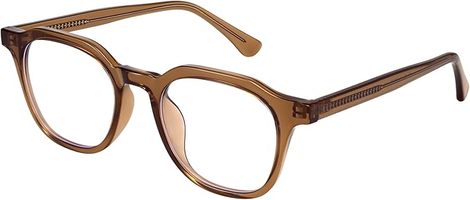 Dollger Blue Light Blocking Glasses For Woman Men Thick-Framed Square Non-Prescription, For Computer,Gaming, Phone Use