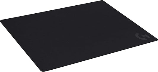Logitech G640 Large Cloth Gaming Mouse Pad, Optimized for Gaming Sensors, Moderate Surface Friction, Non-Slip Mouse Mat - Black
