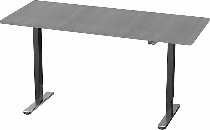 VIVO Electric 71 x 30 inch Stand Up Desk, Height Adjustable, Dark Gray Top Black Frame, Home and Office Furniture Sets, DESK-KIT-0B7G
