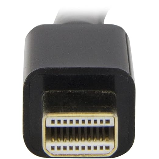 StarTech.com Mini DisplayPort to HDMI Adapter Cable - mDP to HDMI Adapter with Built-in Cable - Black - 5 m (15 ft.) - Ultra HD 4K 30Hz