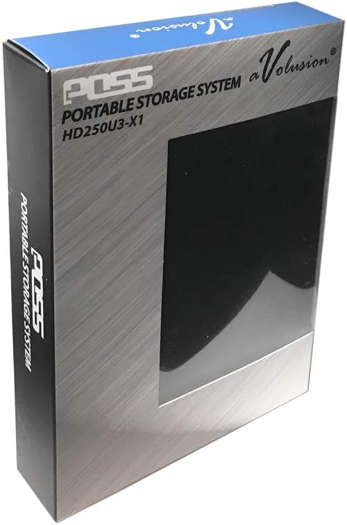 Avolusion 2TB USB 3.0 External Gaming Hard Drive (for PS4, Pre-Formatted) (HD250U3-X1-2TB) - 2 Year Warranty