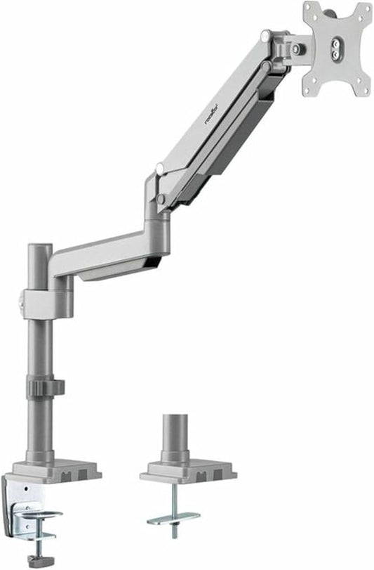 Rocstor ERGOREACH EP15 Premium Aluminum Single Ergonomic Monitor Mounted ARM C-CLAMP &