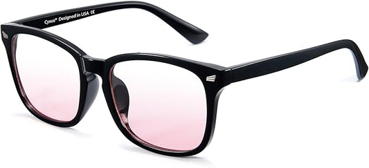 Cyxus Blue Light Glasses Men Women Reduce Eye Strain UV Blocking for Office Work Computer Screen 8082