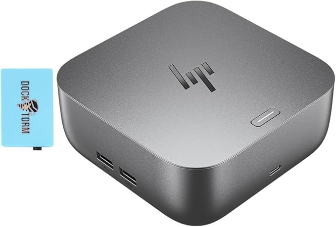 HP 280W G6 Thunderbolt 4 Ultra Dock Port Replicator Bundle w/DKZ Hub (Universal Thunderbolt/USB-C Docking Station, Single Cable for Charging, Data Transfers to Any Brand Laptop) AW5M5UT#ABA