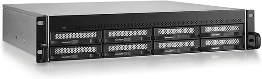 TERRAMASTER U8-500 Plus NAS Storage - 8Bay Core i7 1255U 10-Cores 12-Threads CPU, 16GB DDR5 RAM, Dual 10GbE Ports, 2U Rack Mount Network Attached Storage Peak Performance for Business (Diskless)
