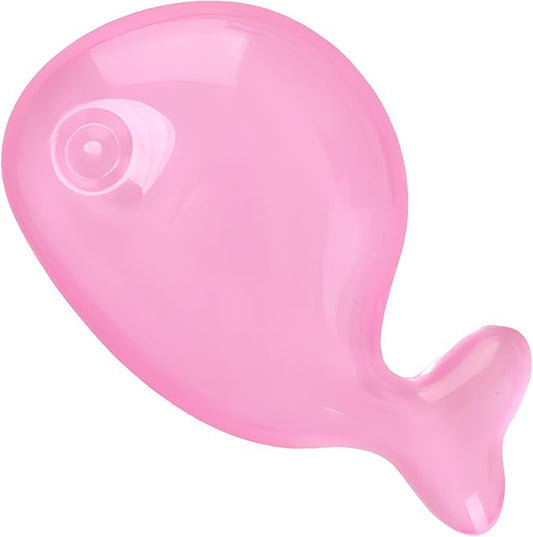 Gel Wrist Rest for Keyboard and Mouse Transparent Pink Whale Elbow Pad Cushion Ergonomic Cute Clear Cool Mouse Wrist Pad Silicone Non-Slip Support for Computer Gaming Home Office Men Hand Pillow