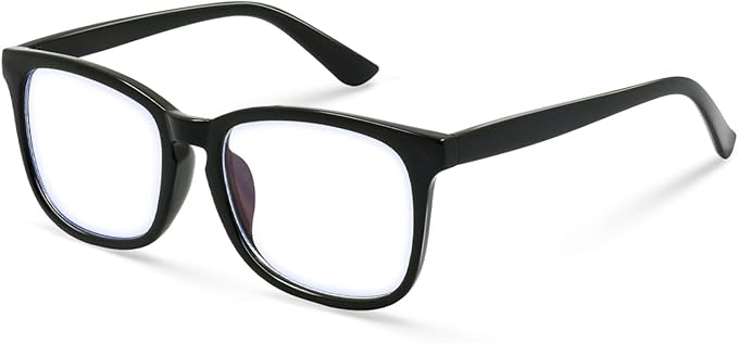 VISOONE Blue Light Blocking Glasses Square with Anti Computer Glare for Gaming Women and Men MONTANA