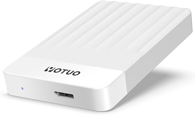 Portable External Hard Drive Storage Expansion Mobile HDD USB 3.0 for PC, Mac, Desktop, Laptop, PS4, PS5, Xbox One X/S, Xbox 360, Xbox Series X/S, Office & Game (White, 500GB)