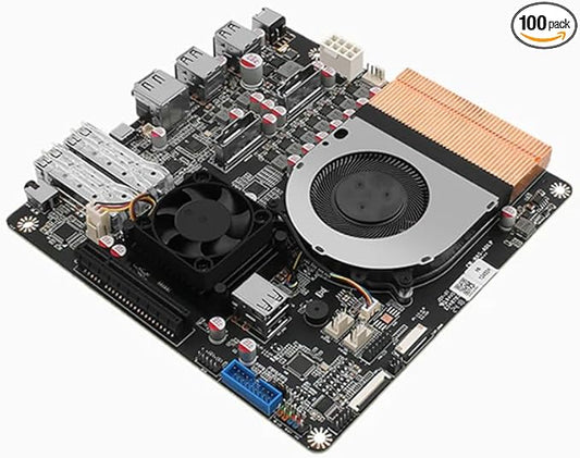 12th Generation i5-12450H Industrial NAS Motherboard 10G Full Flash 4M2 4U2 NAS Board (i5-12450H+SFF-8654 * 2 4*M.2 NVMe)