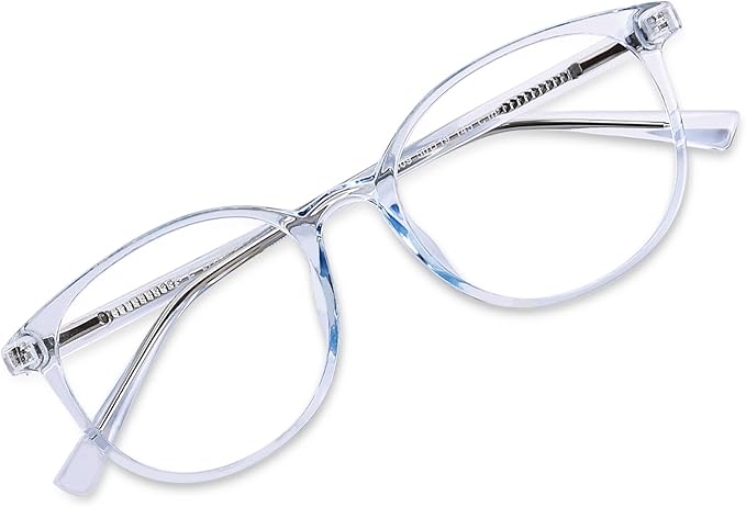 OPTOFENDY Blue Light Glasses for Women, TR90 Fashion Blue Light Blocking Glasses for Computer