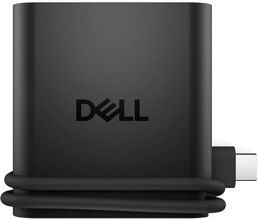 Dell Pro 4-in-1 USB-C Travel Hub - DA225 - Plug and Play, Two USB-C Ports, USB-A Port, HDMI Port, Cable Length 10.63", 4K @ 60Hz - Black