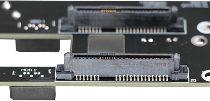 JMT NAS Chassis Adapter SATA 2.5/3.5 inch Hard Drive Backplane 6G High Speed Storage Server Backplane with SATA7P Interface (NAS-S 3Bay)