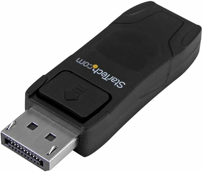 StarTech.com DisplayPort to HDMI Adapter - 4K 30Hz Compact DP 1.2 to HDMI 1.4 Video Converter - DP++ to HDMI Monitor/TV - Passive DP to HDMI Cable Adapter - Latching DP Connector (DP2HD4KADAP)