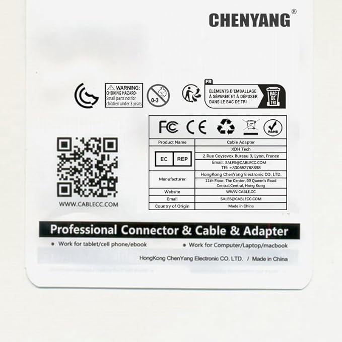 Chenyang USB C to DisplayPort Adapter Cable USB Type C to DP Display Port Converter 4K 60hz for Tablet Phone Laptop