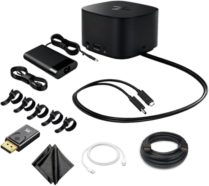 Genuine HP 2UK38AA 3TR87AA 3TR87UT 3TR87ET 2SU55AV Thunderbolt Dock 230W G2 with Combo Cable w/ 230W Power Supply 2UK38AAR#ABB 3TR87AA#ABA 3TR87UT#ABA TB Dock G2 Docking Station