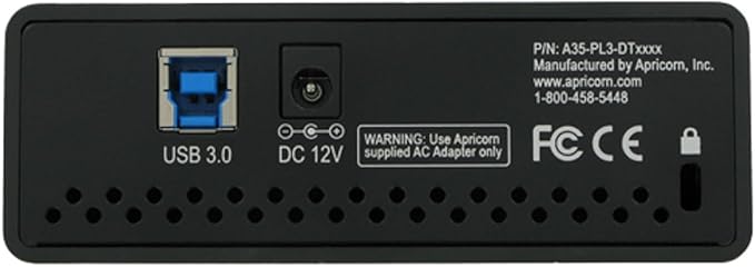 Apricorn 2TB Aegis Padlock DT 256-Bit Encrypted USB 3.0 Hard Drive (ADT-3PL256-2000)