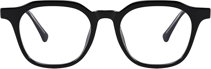 Dollger Blue Light Blocking Glasses For Woman Men Thick-Framed Square Non-Prescription, For Computer,Gaming, Phone Use