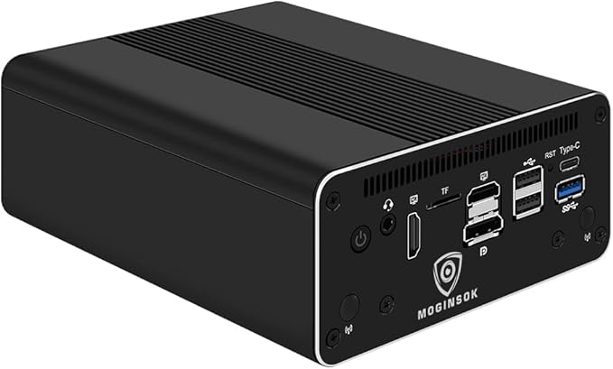 10GbE SFP+ Micro Firewall Appliance Mini PC, Intel Core i5 1240P 12C/16T 32GB DDR5 256GB PCIE SSD 4xIntel I226-V 2.5GbE 2*Intel 10Gb Network Card Firewall Home Server/Router 1xConsole