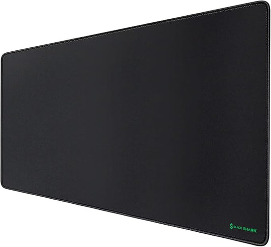 Black Shark Gaming Mouse Pad Desk Mat (35.4" × 15.8" × 0.15") Thick Extended Mousepad Non-Slip Spill-Resistant Mousepad with Special-Textured Surface, Anti-Fray Stitched Edges Desk Pad Manta P3