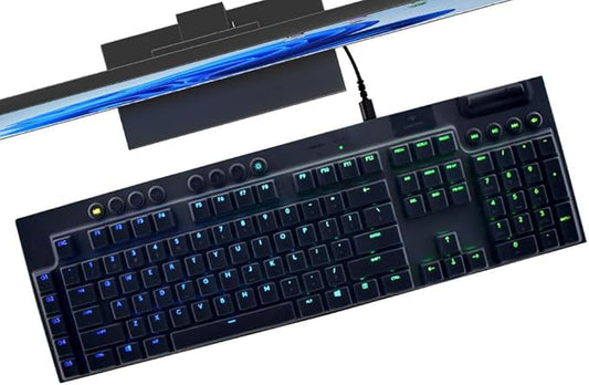 Keyboard Cover Skin for Logitech G815 G915 RGB Mechanical Gaming Keyboard, Logitech G815 Wired Keyboard Protector, Logitech G915 Wireless Keyboard Silicone Protective Skin, Clear