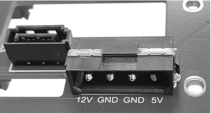 JMT NAS Chassis Adapter SATA 2.5/3.5 inch Hard Drive Backplane 6G High Speed Storage Server Backplane with SATA7P Interface (NAS-S 5Bay)