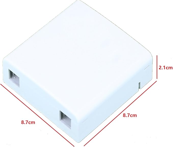 SC 2Port Box Mount Fiber Enclosure Termination Distribution Box for Optical Fiber Communication System,Optical Fiber Transmission Data Local Area Network