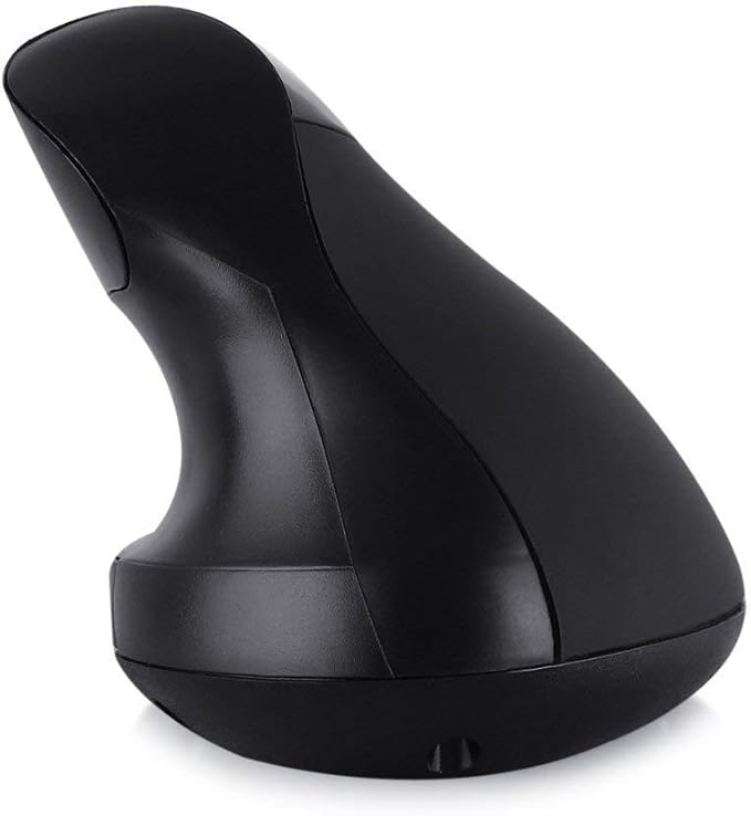 Wired Vertical Mouse, Ergonomic Design Laptop PC Computer Mouse, USB Corded Optical Mouse (Black)