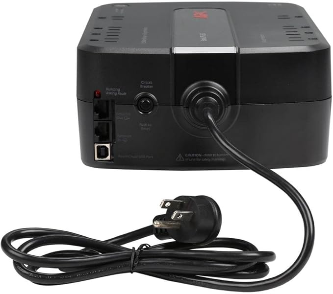 APC Back-UPS 650VA / 390W Battery Backup & Surge Protector, 8 Outlets, RJ45 Ethernet Protection, BE650G1 Uninterruptible Power Supply for Computers, Wireless Routers, and Home Office Electronics
