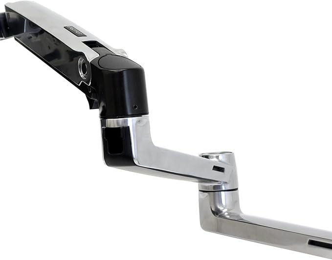 Ergotron – LX Monitor Arm Extension – Add-on for LX Desk and LX Wall Monitor Arms, LX Keyboard Arm – Polished Aluminum