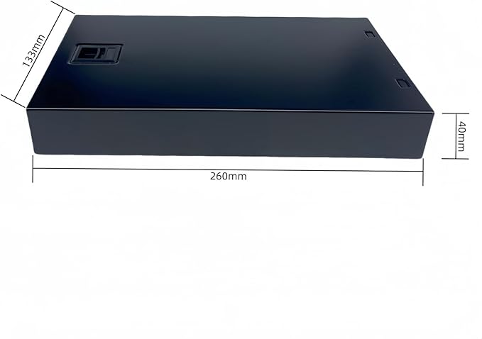 6 Port LC Duplex Singlemode Fiber Enclosure Compact Metal Wall or Rack Mount Box