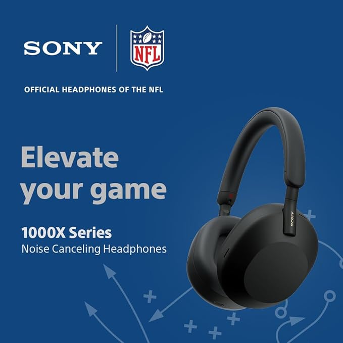 Sony WH-1000XM5 Premium Noise Canceling Wireless Headphones, Auto NC Optimizer, 30-Hour Battery, Alexa Voice Control, Smoky Pink