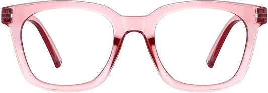 Blue Light Blocking Glasses for Women Men,Oversize Fashion Squre Anti Eyestrain Glasses for Gaming/Reading/TV