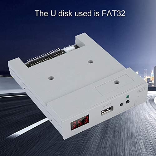 3.5in SSD Floppy Drive Emulator,SFR1M44 U100 1.44MB FAT32 USB SSD Floppy Drive Emulator&CD Screws,Plug and Play,Easy to Install,for Industrial Control Equipment