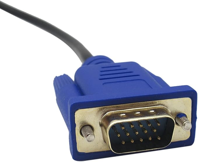 Xspeedonline HDMI Male to VGA Male Video Converter Adapter Cable for PC DVD 1080P HDTV 6FT