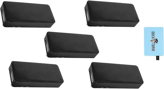 Targus USB-C Universal Docking Station Bundle with Docztorm Hub (8in1 Adapter for USB-C and Thunderbolt Laptops, Notebooks and PCs- Single Cable for 100W Charging Networking or Data Transfers) 5-Pack