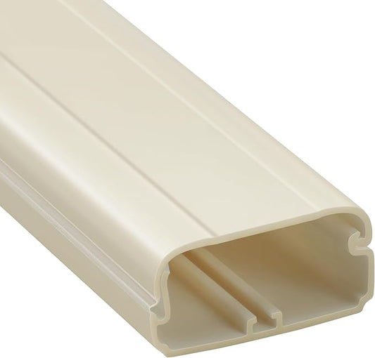 TV Cord Hider - 39in(3xL13in) Cord Covers for Wall Mounted TV Cable Hider Wall Kit | Wire Hiders for TV on Wall, Wire Covers for Cords, Cable Concealer Hide Cords, 1.5" W*0.75" H, Beige