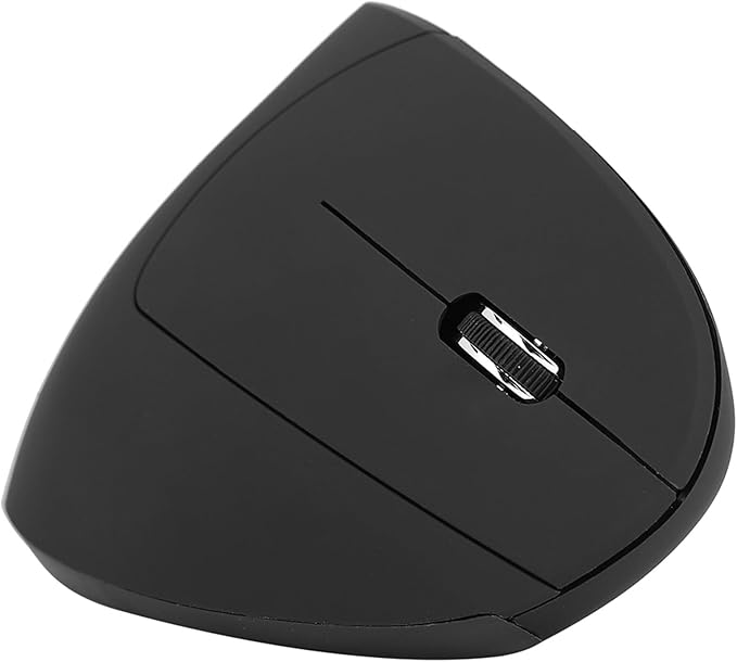 Goshyda 2.4GHz Ergonomic Vertical Gaming Mouse, High Control, and Feeling, Long Time Use with 800 1200 1600 DPI, 10m Distance (Black)