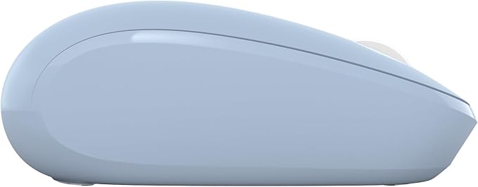 Incase Bluetooth Mouse - Designed by Microsoft - Compact, Comfortable, Right/Left Hand Use, 4-Way Scroll Wheel, Wireless Bluetooth Mouse for PC/Laptop/Desktop, Mac/Windows Computer (Pastel Blue)
