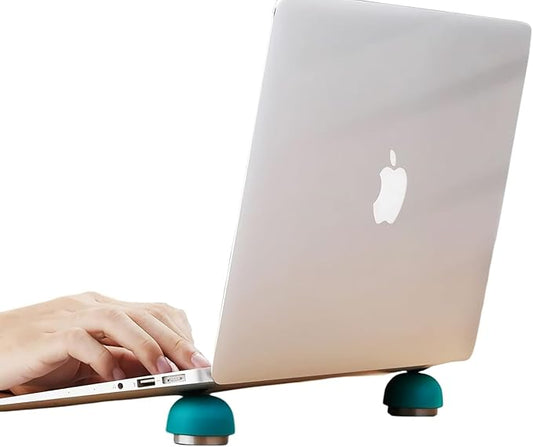 Laptop Cooling Stand, Portable Magnetic Laptop Cooler, Small Invisible Cooler Ball, Ergonomic Laptop Stand for Computer