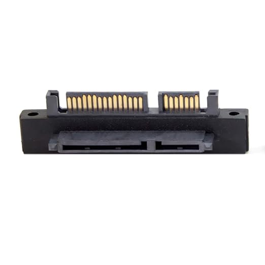 chenyang SATA 22Pin Male to Female 90 Degree UP Angled Gender Changer Connector Adapter for 2.5/3.5" Hard Disk Drive