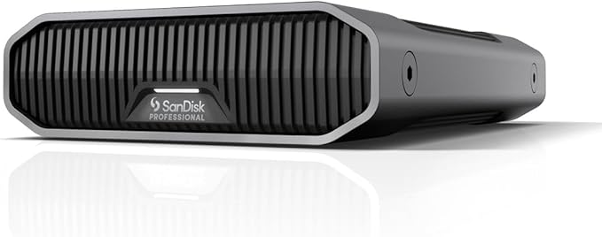 SanDisk Professional 26TB G-Drive Enterprise-Class External Desktop Hard Drive - 7200RPM Ultrastar HDD Inside, USB-C (10Gbps), USB 3.2 Gen 2, Mac Ready - SDPHF1A-026T-NBAAD