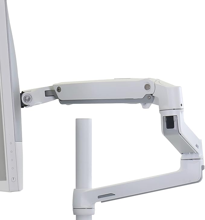 Ergotron – LX Monitor Arm Extension – Add-on for LX Desk and LX Wall Monitor Arms, LX Keyboard Arm – White
