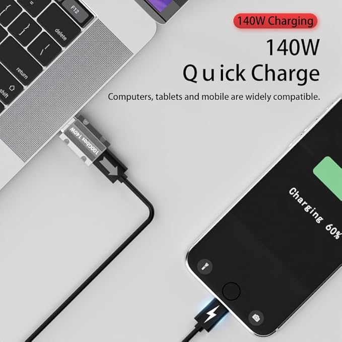 10Gbps USB C Female to USB Male Adapter, Zinc Alloy Type C to USB A Adapter High-Speed Data Transfer, USB3.1 Type C to Type A Charger Converter OTG Fast Charging Compatible