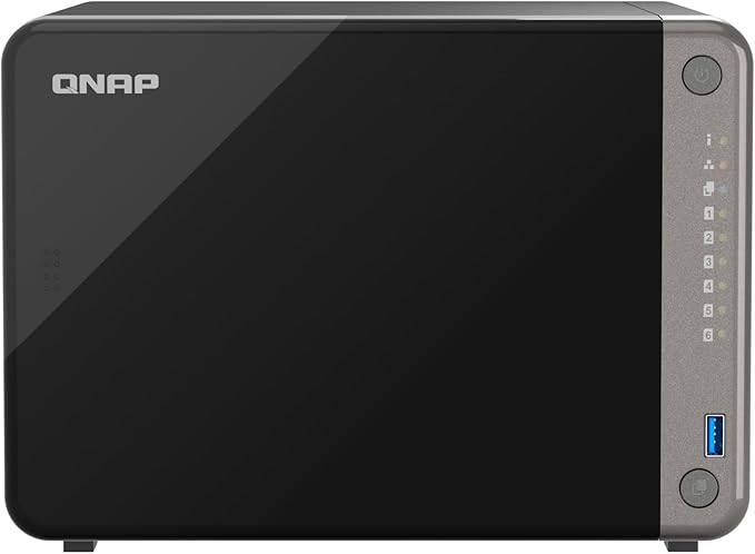 QNAP TS-AI642-8G-US 6 Bay AI NAS with a Power-efficient ARM Processor and NPU for AI-Powered Video and Image Recognition Applications (Diskless)