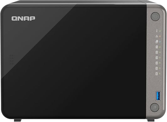 QNAP TS-AI642-8G-US 6 Bay AI NAS with a Power-efficient ARM Processor and NPU for AI-Powered Video and Image Recognition Applications (Diskless)
