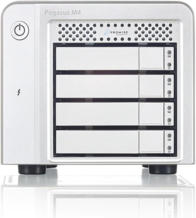 Promise Technology Pegasus M4 4-Bay Thunderbolt 3/4 RAID Array - 8TB SSD