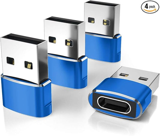 Elebase for Apple Watch Series 11 SE Ultra 3 Adapter,USB to USB C Adaptor,Type C Female to A Male Cable Converter for iWatch 9 10 9,Airpods 4 2,iPad 8th 9th 10th Air 4th 5th Mini 7 7th 6th Yubico
